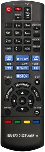 Controle remoto de substituição N2QAYB000957 compatível com Panasonic Blu-ray Player N2QAYB000956 DMP-BDT360 DMP-BDT460 DMP-BDT363 DMP-BDT361 DMP-BDT365 DMP-BDT465 DMP-BDT364