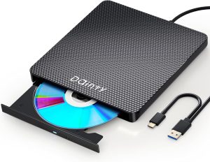 Externo compatível com unidades Blu-Ray, leitura, gravação, compatível com Blu ray Burner USB 3.0 e leitor de Blu-ray portátil tipo C com reprodução 3D. Compatível com Windows, Linux, Mac OS