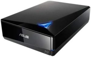 Gravador Externo - USB - Blu-ray/DVD/CD - Asus - Preto - BW-16D1X-U/BLK/G/AS
