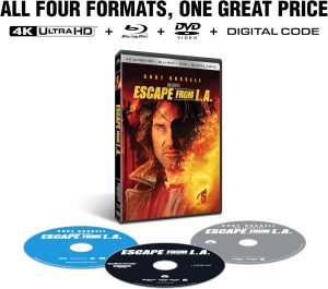 John Carpenter's Escape From L.A. 4K UHD + Blu-ray + DVD + Digital