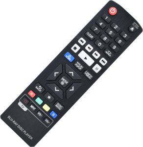 PROROK Controle remoto de substituição EVA para LG UBK90 4K Ultra-HD Blu-ray Player BP330 BP330N BP530 BP540 BP540N BP550N BPM33 BPM53 BPM54
